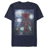 Men's Stranger Things Demogorgon Starry Night Style Poster T-Shirt