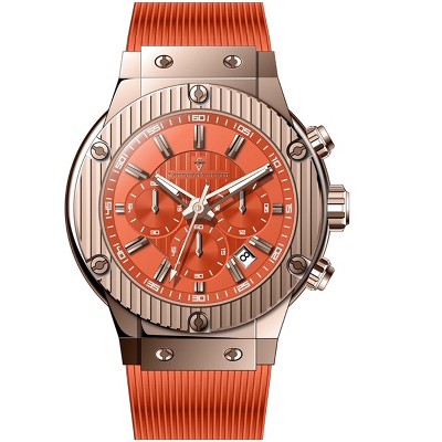 Christian Van Sant Men's Monarchy Orange Dial Watch - CV8149
