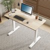 Okak Adjustable Lift-up Computer Drafting Table with Wooden Tabletop,Home Office Drafting Standing Desk for Adults/Teens - 2 of 4