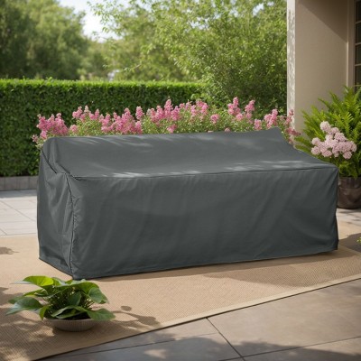 Coolbibila-Weather-Resistant Sofa Cover For Outdoor, Furniture Covers With UV-Resistant Fabric, 3 Seater Sofa Cover For Comprehensive Protection