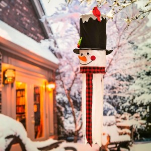 Evergreen Snowman 3D Windsock - 1 of 4