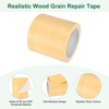 Unique Bargains Self Adhesive Realistic Wood Grain Durable Multi Use Masking Tape 1 Pc - 2 of 4
