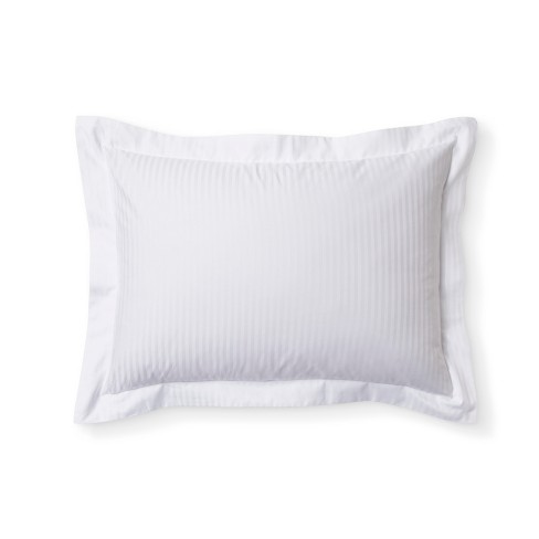 White Damask Stripe Pillow Sham King Fieldcrest Target