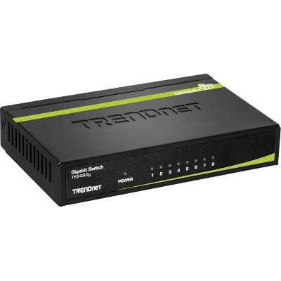 TRENDnet 8-Port Gigabit Unmanaged GREENnet Switch TEGS80G