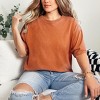Womens Garment Dyed T-Shirt - 3 of 4