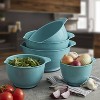 KitchenAid Set of 5 Mixing Bowls Aqua Sky: Plastic Nesting Bowls, Easy-Pour Spout, Dishwasher-Safe - 3 of 4
