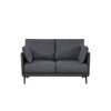 2-Seater Stylish Sofa with Button-Tufted Cushions, 2 Pillows and Metal Legs for Living Room - 4 of 4