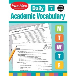 Daily Academic Vocabulary, Grade 4 Teacher Edition - by  Evan-Moor Educational Publishers (Paperback) - 1 of 1