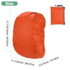 Unique Bargains Waterproof Backpack Rain Cover with A Carry Pouch for Hiking/Biking 1 Pc - 3 of 4