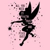 Girl's Peter Pan Tinkerbell Faith Trust and Pixie Dust T-Shirt - 2 of 4