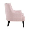 NicBex Polyester Accent Chair,Upholstered Living Room Chairs with Tufted Backrest and Wood Legs,Modern Armchair,Accent Chairs for Living Room - 4 of 4