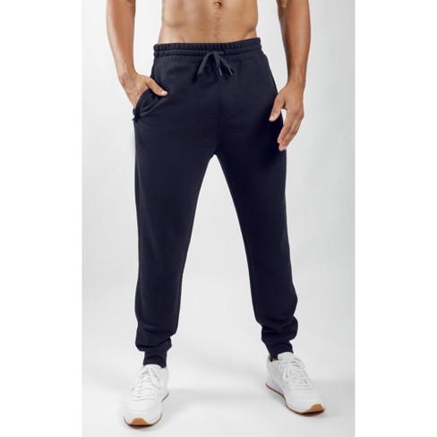 90 Degree By Reflex - Mens Jogger With Side Zipper Pockets and Back Pocket  - Navy - Small