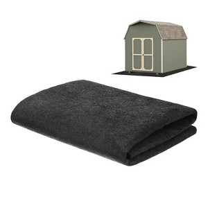 Unique Bargains Waterproof Felt Outdoor Storage Shed Flooring Mat Gray 1 Pc - 1 of 4