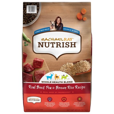 Rachael Ray Nutrish Real Beef, Pea & Brown Rice Recipe Flavor Dry Dog ...