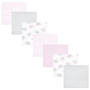 Luvable Friends Hudson Baby Flannel Receiving Blankets 7pk - 1 of 2