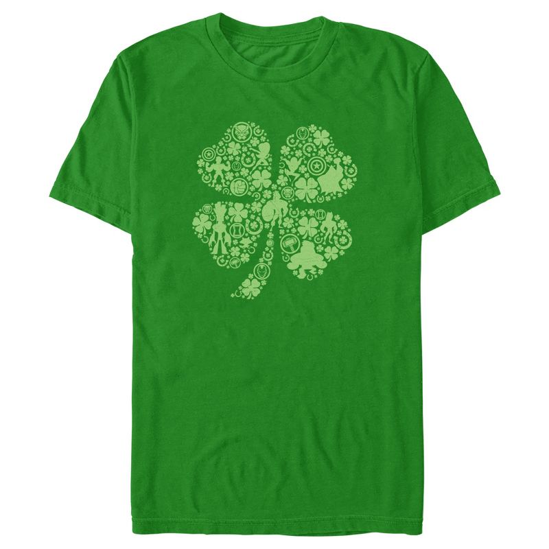 Men's Marvel St. Patrick's Day Avenger Icons T-Shirt, 1 of 6