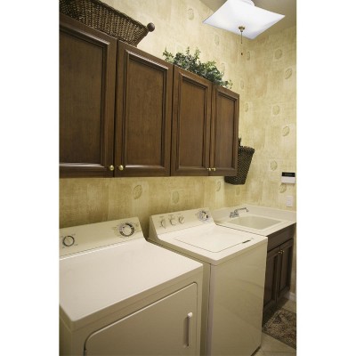 White Glass 12-Inch Semi-Flush Mount Ceiling Light with Pull Chain