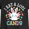 Girls' - Instant Message - I Eat Alotl Candy Fitted Short Sleeve Graphic T-Shirt - 2 of 4