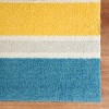 Bungalow Flooring 2'x3' ColorStar Gulf Horizon Door Mat: Indoor, Stain & Skid-Resistant, Low Pile, Multicolored - 4 of 4