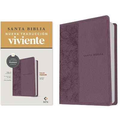 Biblia Valor Prémium Ntv Con Filament (Sentipiel, Púrpura) - (Leather Bound)