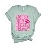 Simply Sage Market You're Like Really Pretty Lips Short Sleeve Tee - 2XL - Seafoam - 2 of 4