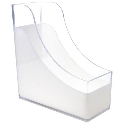 Sorbus Acrylic Desk Organizer - Magazine Holder, Sleek Modern Design, Clear Organizer for Magazines, Files, Mail, and More