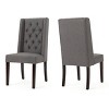 Set of 2 Blythe Tufted Dining Chairs - Christopher Knight Home - 2 of 4
