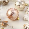 25 Pcs Christmas Ball Ornaments, 2.36 Inch Shatterproof Clear Xmas Tree Decorations for Christmas Tree, Party, Wedding - 2 of 4