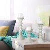 Mela Artisans Willow Cool Grey Set of 3 Candleholders - 3 of 4