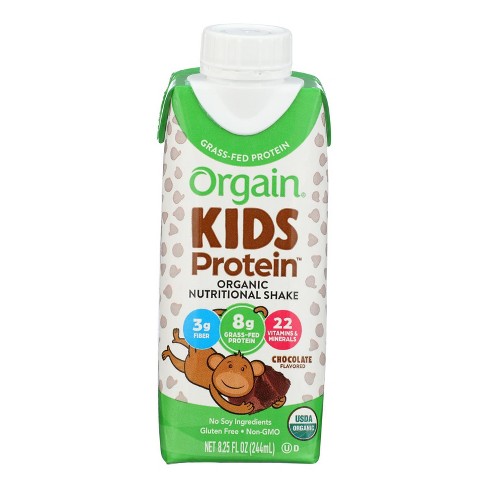 Orgain Organic Nutrition Shake - Chocolate Kids - Case of 12 - 8.25 FZ - image 1 of 3