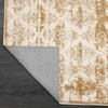 Area Rugs Floral Printed Indoor Mat Soft Non Slip Low Pile Washable Rug Modern Rug for Living Room - 4 of 4