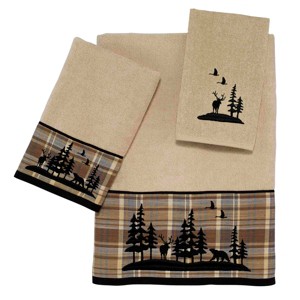 Avanti Woodville 3-Piece Towel Set - 1 of 4