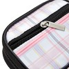 WellBright 2-Pack 7-Day Weekly Medication Pill Organizer, Plastic  8-Compartment Medicine Travel Case, 2.7x4x1 in, Pink Plaid Print