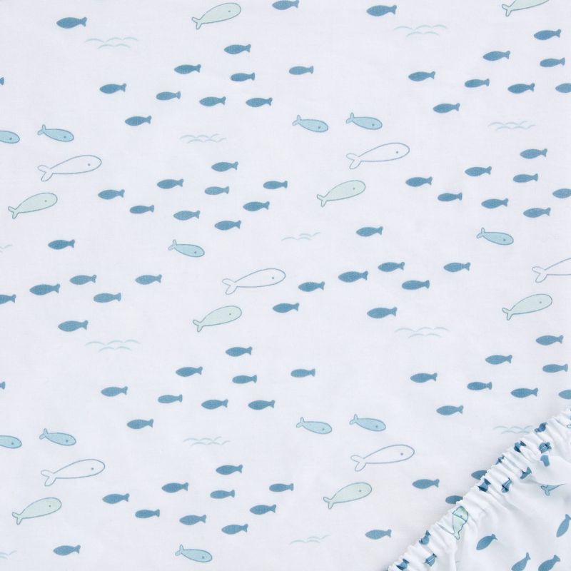 Trend Lab Fitted Crib Sheet - Sea Babies, 5 of 6