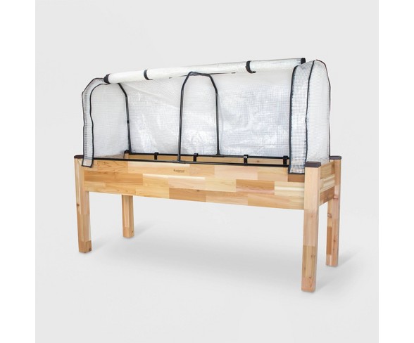 72" Rectangular Red Cedar Planter Gray - CedarCraft