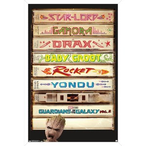 Trends International Marvel Cinematic Universe - Guardians of the Galaxy 2 - Tapes Framed Wall Poster Prints - 1 of 4