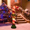 Northlight 42" Lighted Blow Mold Candy Cane Outdoor Christmas Decoration - 2 of 4