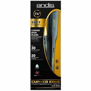 Andis Prol Curved Edge 1.5" Tourmaline Nano-Ceramic Hair Flat Iron (67415) - 1 of 1