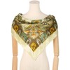 Elerevyo Women's Satin Large Paisley Symmetric Silk Square Scarf Head Wrap Bandanas 35.4" X 35.4" - 2 of 4