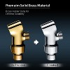 BRIGHT SHOWERS Adjustable All Metal Handheld Shower Head Holder, 360° Rotating Brass Mount with Hose Connector, Universal Bracket - 2 of 4