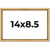 PosterPalooza | Photo Size Classic Modern Gold Frame - UV Acrylic, Foam Board Backing, Hanging Hardware - 2 of 4