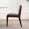 KINWELL Top-Grain Genuine Leather Modern Upholstered Dining Chair - 3 of 4