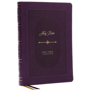 KJV Holy Bible: Giant Print Thinline Bible, Purple Leathersoft, Red Letter, Comfort Print: King James Version (Vintage Series) - by  Thomas Nelson - 1 of 1