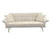 NicBex Couches for Living Room 70.1" Futon Sofa Bed with Folding Armrests, Foldable Convertible Sleeper Loveseat with 2 Throw Pillow - 2 of 4