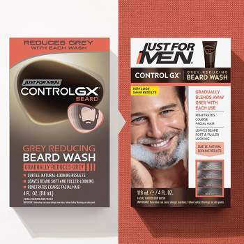 Just For Men Control GX Gray Reducing Beard Wash - 4 fl oz