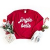 Simply Sage Market Women's Graphic Sweatshirt Jingle Bells Bold Cursive - 3 of 4