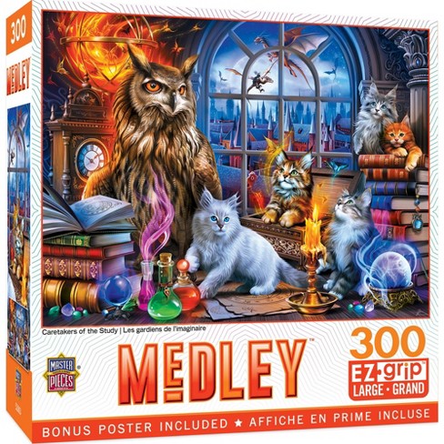 Masterpieces 300 Piece Ez Grip Puzzle - Caretakers Of The Study - 18 ...