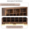 LOVMOR Sleek Design 24 Shoe Cubby Console - 4 of 4