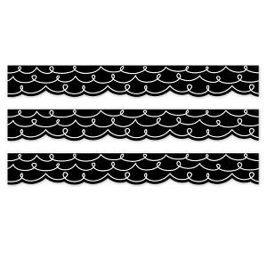 Creative Teaching Press® Core Decor Loop-de-Loop on Black EZ Border, 48 Feet Per Pack, 3 Packs - 1 of 3