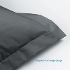 2 Pack Brushed Microfiber Super Soft Euro Pillow Shams, 26x26 Inches - NTBAY - 4 of 4